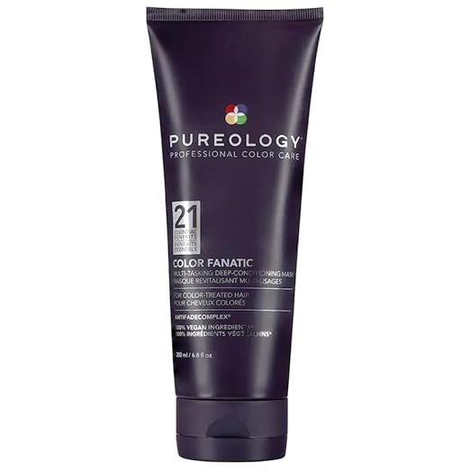 Pureology Color Fanatic Multi-Tasking Deep-Conditioning Mask - For Damaged and Color-Treated Hair Multibenefit Hair Mask Sulfate-Free &amp Vegan