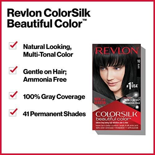 Revlon ColorSilk Hair Color 42 Medium Auburn 1 ea (Pack of 6)