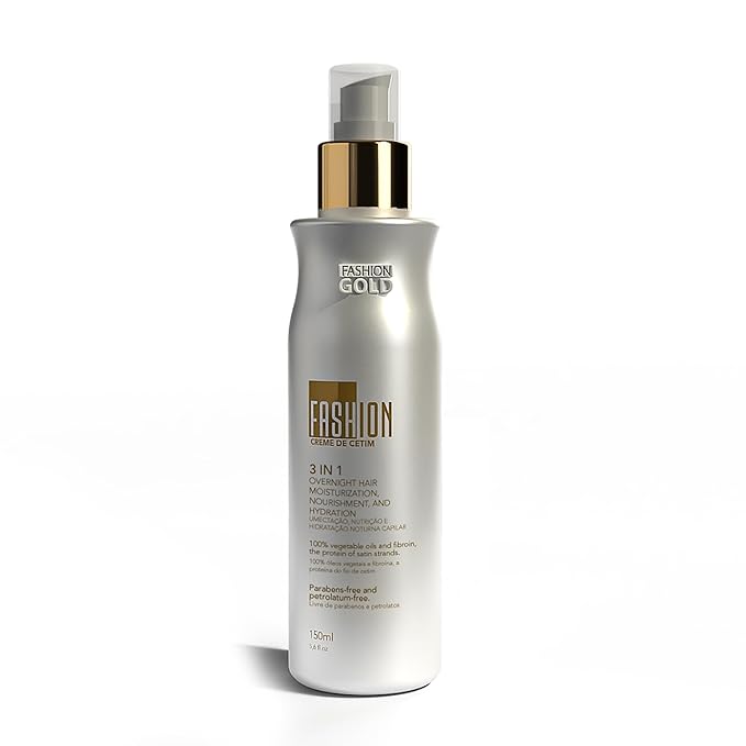 Fashion Gold CREME DE CETIM - Satin Cream 150g/56fl.oz Overnight hair mask