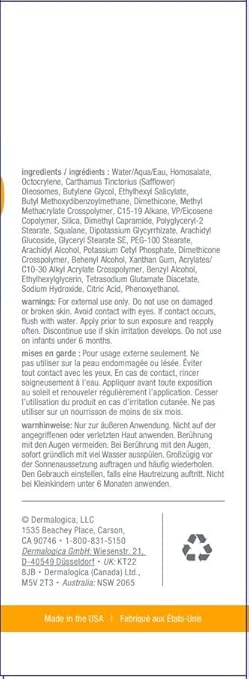 Dermalogica Protection 50 Sport SPF50 5.3 Fl Oz - Broad Spectrum Sunscreen Lotion for Face and Body