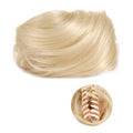 messy bun hair piece 1/2 PCS Mini Claw Clip in Messy &amp Cat Ears Short Synthetic Curly Wavy Hair Bun Extensions Wig Accessory Updo Hairpieces for Women Girls bun hair pieces for women ( Color : FB0