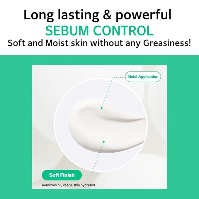 MAKE P:REM UV Defence me. No Sebum Sunscreen SPF 50+ PA++++ Reef-Safe Silky Texture with Poreless and Matte Finish UVA/UVB Protection Korean Sunscreen 1.69 fl. oz. (50ml)