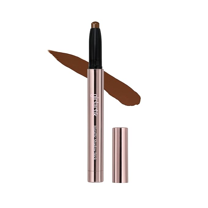 Girlactik Creamy Eyeshadow Stick- Long Lasting and Water-Resistant Shimmering and Matte Colors Eye Shadow Stick Makeup Built-in sharpener - 2 g / .07 oz (Bark)