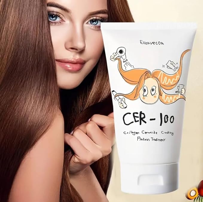 Collagen Hair Mask Deep Conditioning Treatment 100ml Protein Treatment for Damaged Hair Postcolor Deep Conditioning Smooth Texture Hydrating Frizz Control