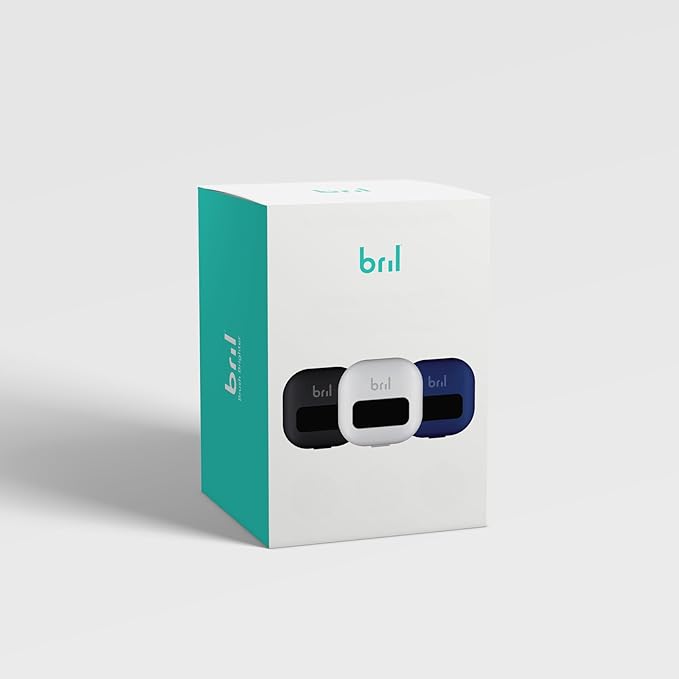 Bril UV-C Toothbrush Sanitizer Portable Cleaner Travel Cover Magnetic Holder and Rechargeable Case for Any Size Toothbrush Multi-Pack