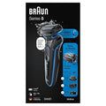 Braun Series 5 5049cs Electric Shaver with Charging Stand Beard Trimmer Face Shaver Wet &amp Dry Rechargeable Cordless Foil Shaver Blue