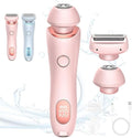 Electric Shaver 2 in 1 Women's Body Shaver Hair Remover Electric Lady Razor Waterproof Electrics Bikini Trimmer for Women (Pink)