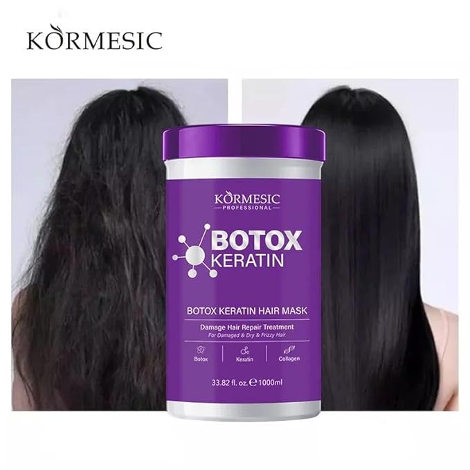 Keratin Hair Mask 33.82 fl. oz Damage Repair Treatment for Dry &amp Frizzy Hair Professionals choice