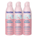 Coppertone WaterBabies Baby Sunscreen Spray SPF 50 Spray On Sunscreen for Babies Water Resistant 6 Oz Pack of 3