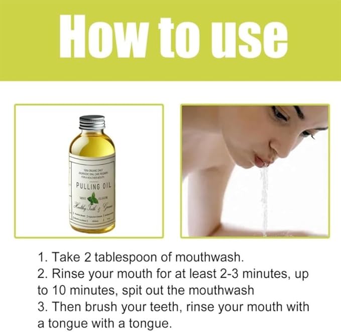 Coconut Oil Pulling for Teeth Whitening-Cocofresha Powerful Organic Coconut Peppermint Pulling Oil for Teeth and Gums Pure Mouthwash Mint Freshness Natural Cleanse 4 Oz (2)