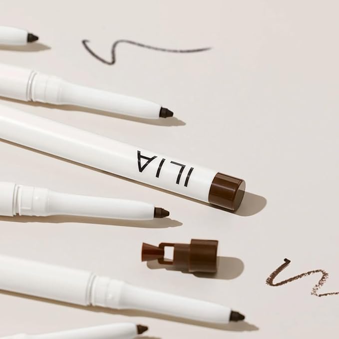 ILIA - Clean Line Gel Liner with Built-In Sharpener | Blendable Highly Pigmented Water-Resistant Budge-Resistant | Non-Toxic Vegan Cruelty-Free (Twilight | Black 0.01 oz | 0.4 g)