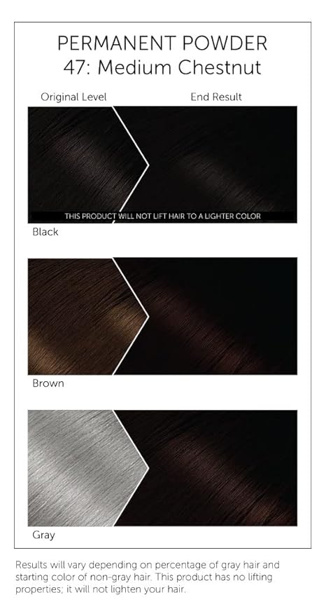 #47 Medium Chestnut Bigen Permanent Powder - 12 Pack