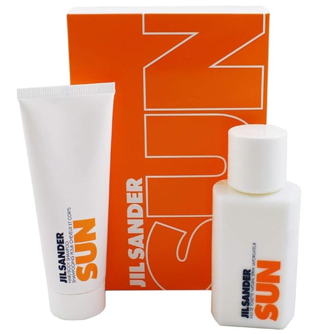 Jil Sander Sun by Jil Sander for Women Gift Set - 2.5oz EDT Spray + 2.5oz Hair &amp Body Wash