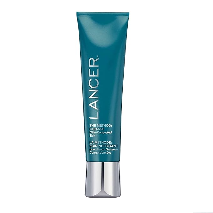 Lancer Skincare The Method: Cleanse Face Cleanser Daily Face Wash with Salicylic Acid Oily or Congested Skin 4.05 Fluid Ounces