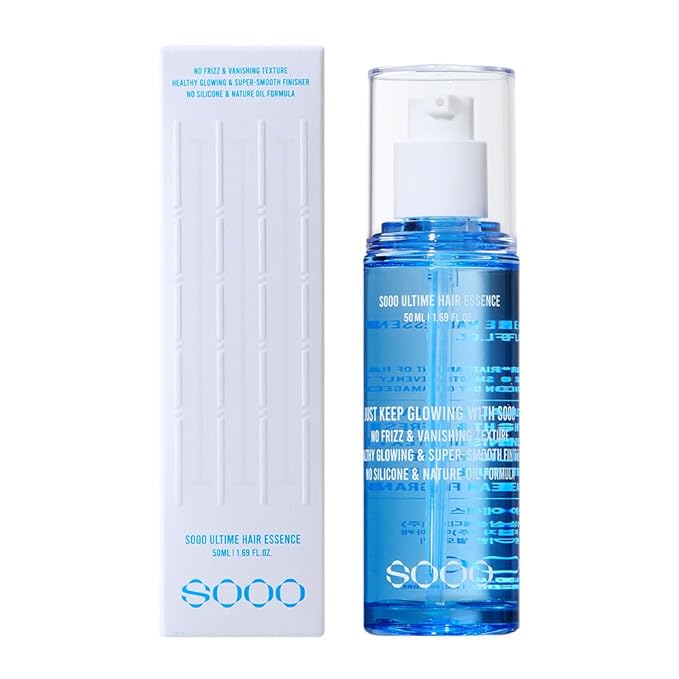 SOOO Ultime Hair Essence ? Lightweight K-Beauty Hair Serum from Seoul | Silicone-Free Botanical Oil Formula Healthy Glow &amp Smooth Finish