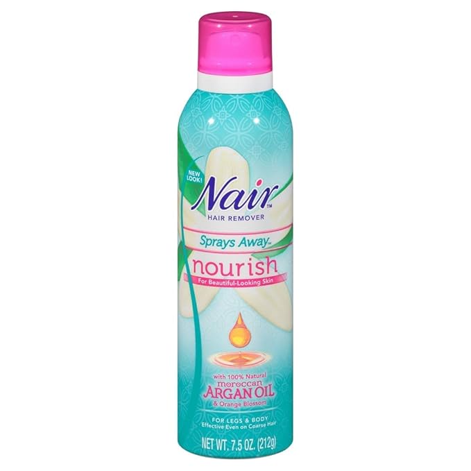 Nair Moroccan Argan Oil Sprays Away 7.5 oz (Pack of 6)