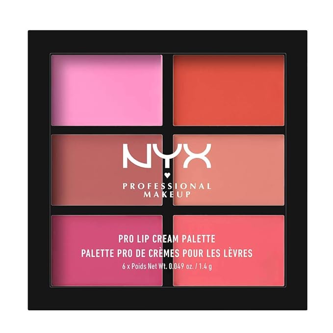 NYX PROFESSIONAL MAKEUP Pro Lip Cream Palette The Pinks 0.317 Ounce
