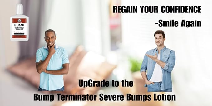 BUMP Terminator Razor Bumps &amp Shaving Bumps Remover | Ingrown Hair Treatment for Pubic Area with Glycolic Acid Salicylic acid &amp Tea Tree Oil| BREEJ Bump Treatment for Bikini Bumps 6.8 oz (Pa