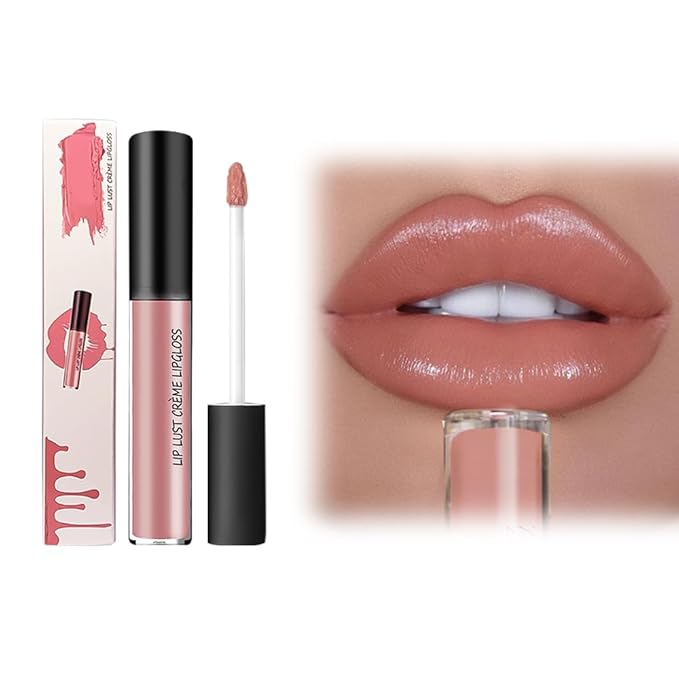 12 Color Cream Lip Gloss Lipstick PortableUpgraded Waterproof Long-Lasting Moisturizing Lip Lipsticks for Daily UseNon-Stick to Cup Natural Lipsticks for Home Travel Women (2)