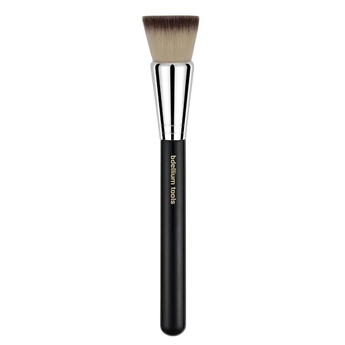 Bdellium Tools Professional Makeup Brush - Maestro Series 957 Precision Kabuki - With Soft Synthetic Fibers For Versatile Application (Black 1pc)