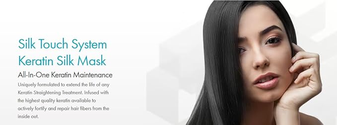 Silk Touch System Mask 500ml 16.9oz Repairs instantly in 60 Seconds -INFUSED With The Highest Amount of Keratin Possible
