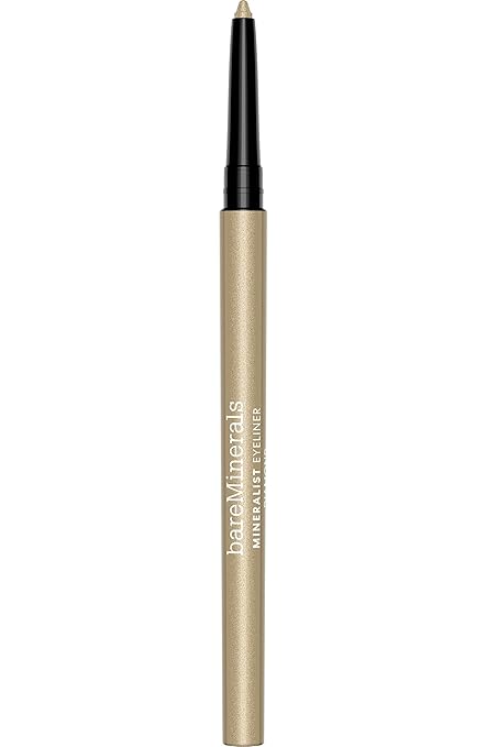 bareMinerals Mineralist Lasting Eyeliner Mineral-Based Waterproof Eyeliner Long-Lasting Color Smudge-Proof Transfer-Proof Retractable Vegan