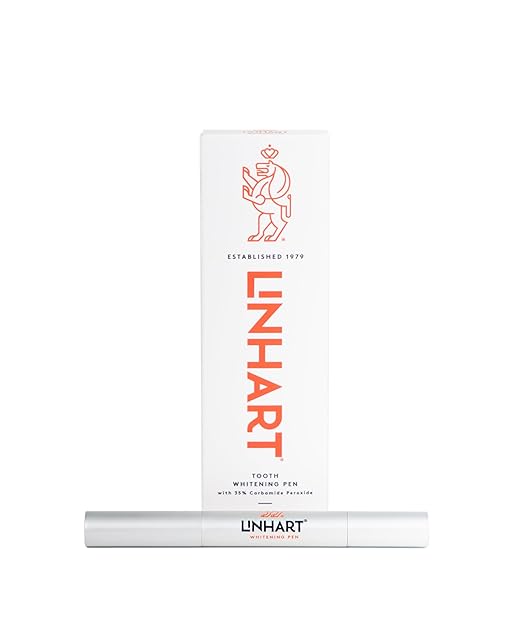 Linhart Teeth Whitening Pen ? Professional Strength Gel for a Brighter Smile ? Fast Safe and Easy-to-Use Whitening ? No Sensitivity ? Compact &amp Travel-Friendly ? 30+ Applications