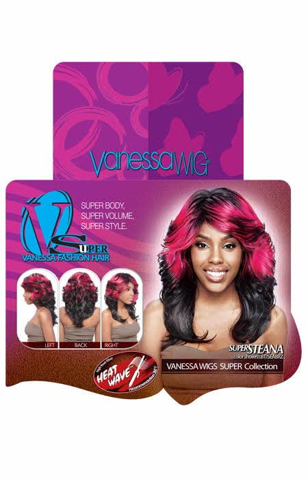 VANESSA Fifth Avenue Synthetic Full Wig - SUPER STENA (99J)