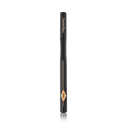Charlotte Tilbury The Feline Flick Waterproof Liquid Eyeliner - Black Eyeliner Pen with a Quick-Drying Matte Formula - Enriched with Intense Highly-Pigmented Color Pay-Off