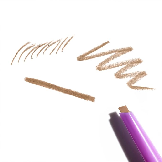 Kosas Brow Pop - Longwear Eyebrow Makeup Dual-Sided Defining Pencil with Castor Oil for Soft Natural Look of Real Hair - Honey Blonde