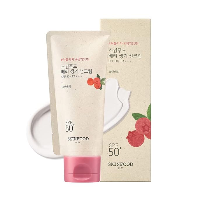 Skinfood Berry Glowing Sun Cream SPF 50+ PA++++ 1.69 fl oz (50 ml)
