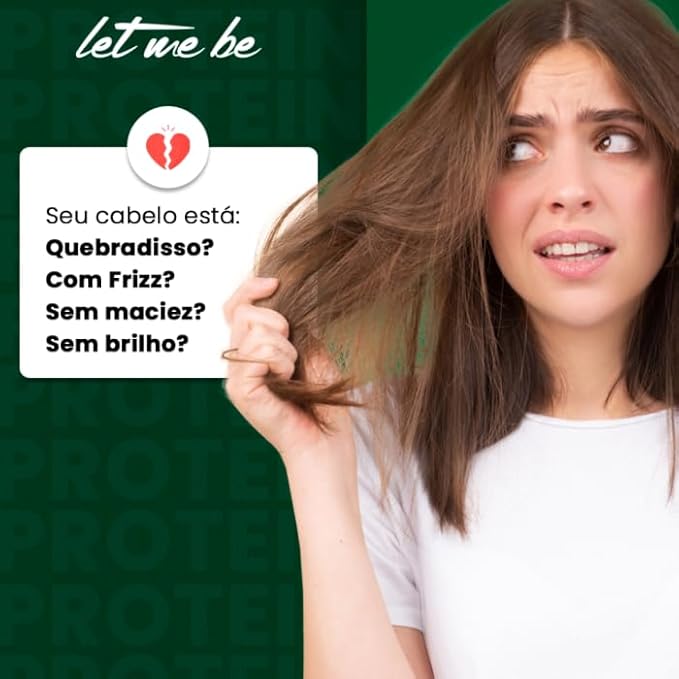 Let Me Be Protein Home Care Hair Mask 1kg (35.27 oz) ? Post-Chemical Reconstructive Treatment with Hydrolyzed Collagen ? Strengthening and Moisturizing Effect