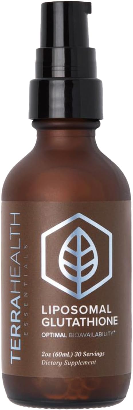 Terra Health Essentials - Liposomal Glutathione - Supports Immunity Skin Hair and Healthy Aging - Maximum Absorption Glutathione Supplements - 30 Day Supply
