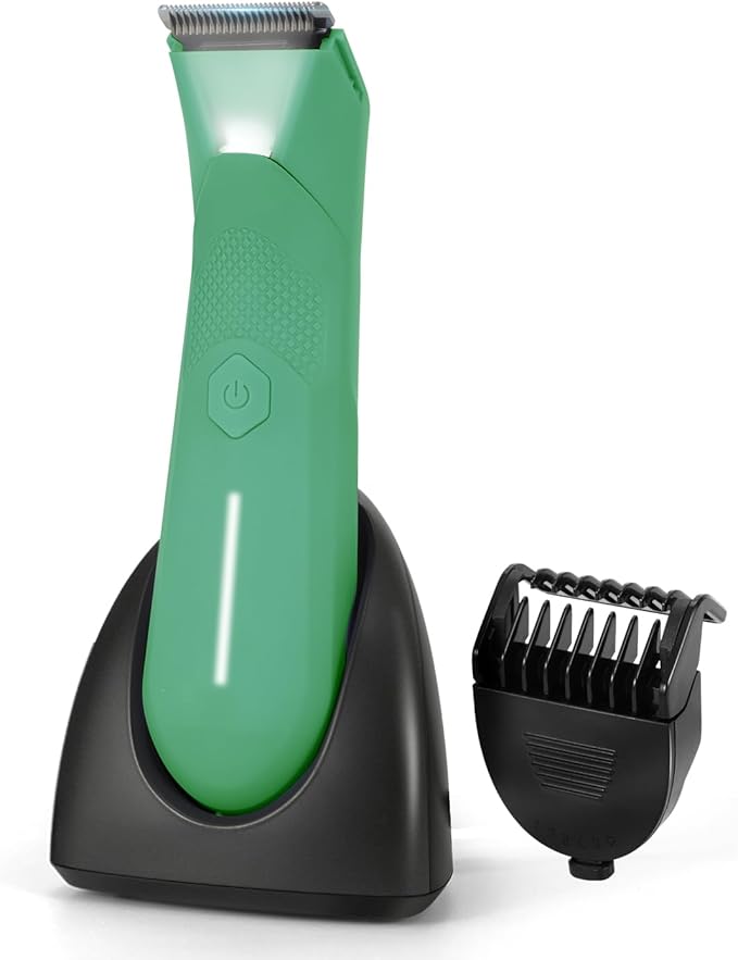 Manscaper for Men Groin Trimmer for Men and Women Body Hair Trimmer and Ball Trimmer with Light Pubic Hair Shaver Manscape Kit 7 Precisions Waterproof Wet / Dry Grooming 240 Minutes Shaving