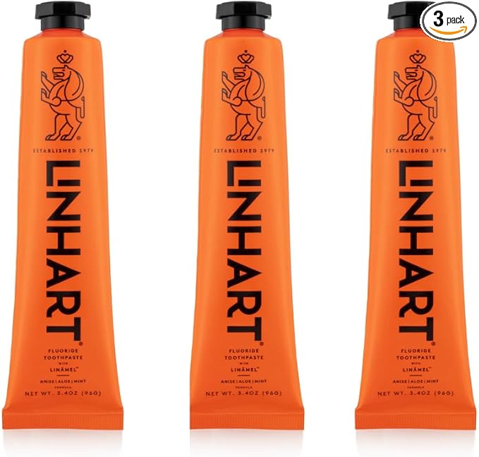 LINHART Whitening Toothpaste ? Teeth Whitening Enamel Strengthening Toothpaste with Mint Flavor (3.5 oz Pack of 3)