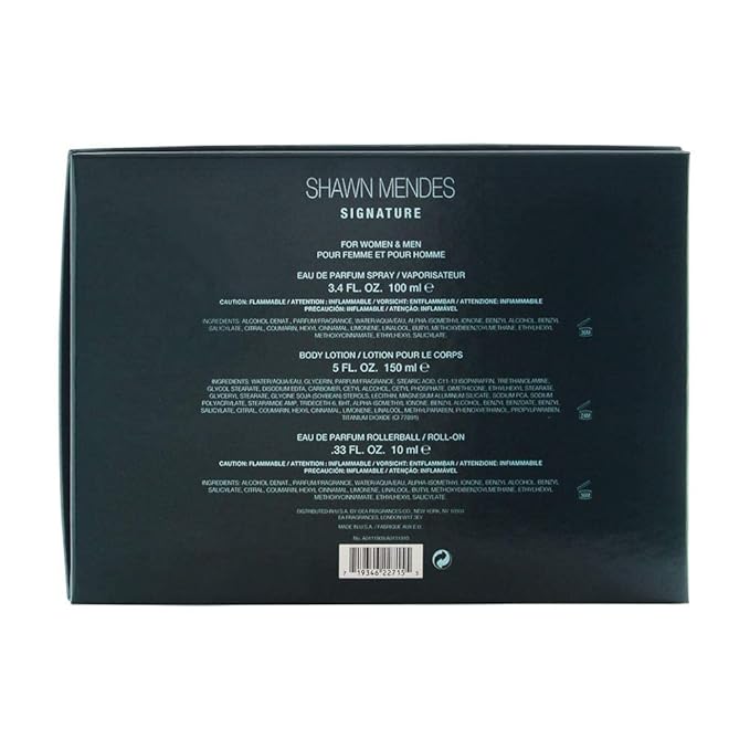 Shawn Mendes Signature 3 Piece Set 3.4 Ounce