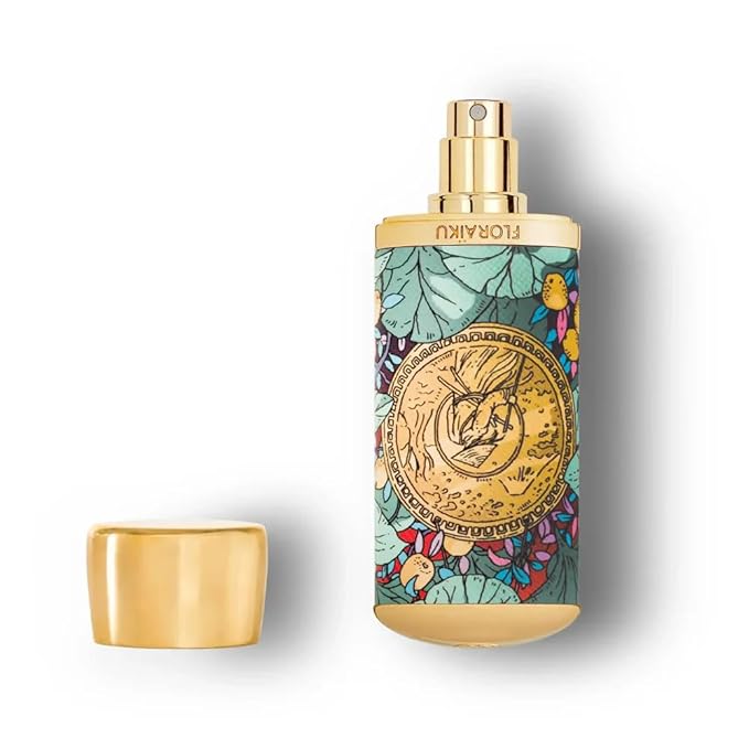 Floraiku Gong Eau De Parfum Set for Unisex 1.6 Oz + 0.33 Oz Spray ? Woody Spicy Scent with Italian Mandarin Pink Pepper &amp Sandalwood ? Inspired by Japanese Tea Ceremony and Dorayaki Accord