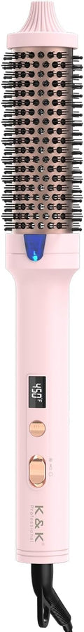 K&ampK 1.5 inch Blowout Look -Thermal Brush Creates Root Volume &amp Loose Curls Volume Curls Dual Voltage Cool-AIR TECH Hair Styling Tool