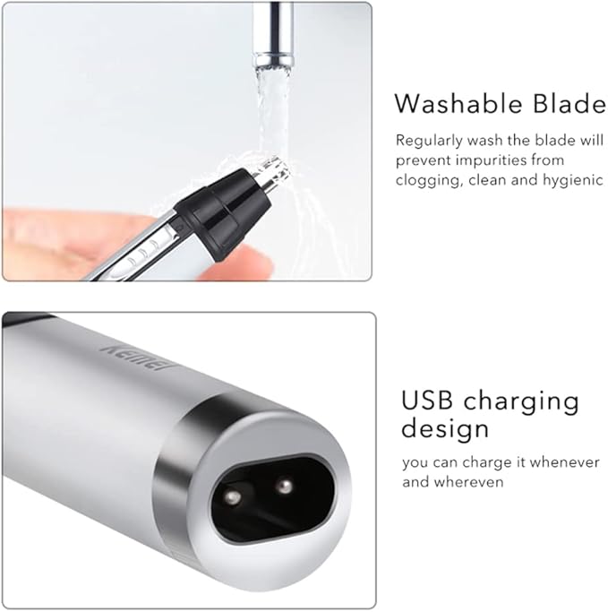 4 In1 Electric Nose Ear Trimmer for Men Shaver Rechargeable Hair Removal Eyebrow Trimer Safety Product Shaving Machine Face Care