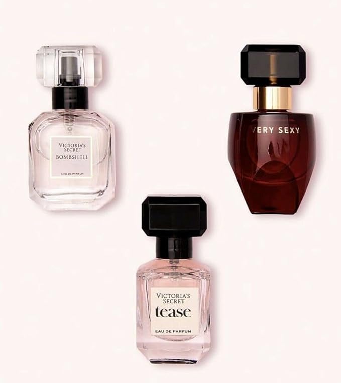 Victoria's Secret Very Sexy Bombshell Tease Mini Fragrance Trio Gift Set: Mini Eau de Parfum &amp Travel Lotion