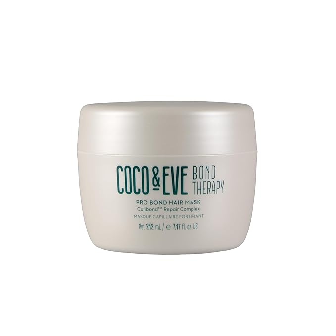 Coco &amp Eve Bond Therapy Pro Bond Hair Mask. Strengthening Bond-Building Treatment with Cutibond??Repair Complex. Nourishes Hydrates Reduces Breakage for Damaged Chemically Treated Hair (7.17 fl