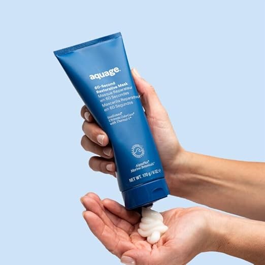 AQUAGE 60-Second Restorative Mask Brings Back Strength and Moisture Seals in Moisture and Shine 6 oz
