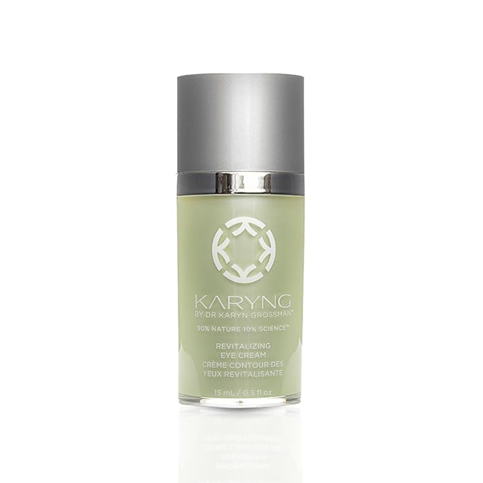 KARYNG Revitalizing Peptide Eye Cream Organic Anti Aging Eye Cream Targets Under Eye Puffiness Fine Lines Dry Skin and Dark Circles Soothing Under Eye Treatment 0.5oz