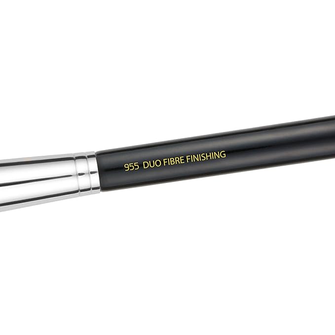 Bdellium Tools Professional Makeup Brush - Maestro Series 955 Finishing - With Soft Synthetic Fibers For Stippling Lightweight Application (Black 1pc)