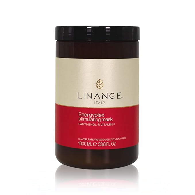 LINANGE Energyplex Hair Stimulating Mask - Nourishing Treatment for Weak and Brittle Hair 1000ml / 33.8 fl oz