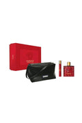 Versace Eros Flame 3.4oz EDP Spray 0.3oz EDP Spray Trousse Man Men 3 Pc Gift Set