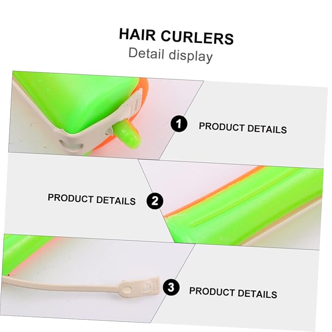 10-Piece Hair Curling Rod Set Double Color Hollow Perm Rods for DIY Styling Suitable for Home and Salon Use Fashionable Hair Curlers
