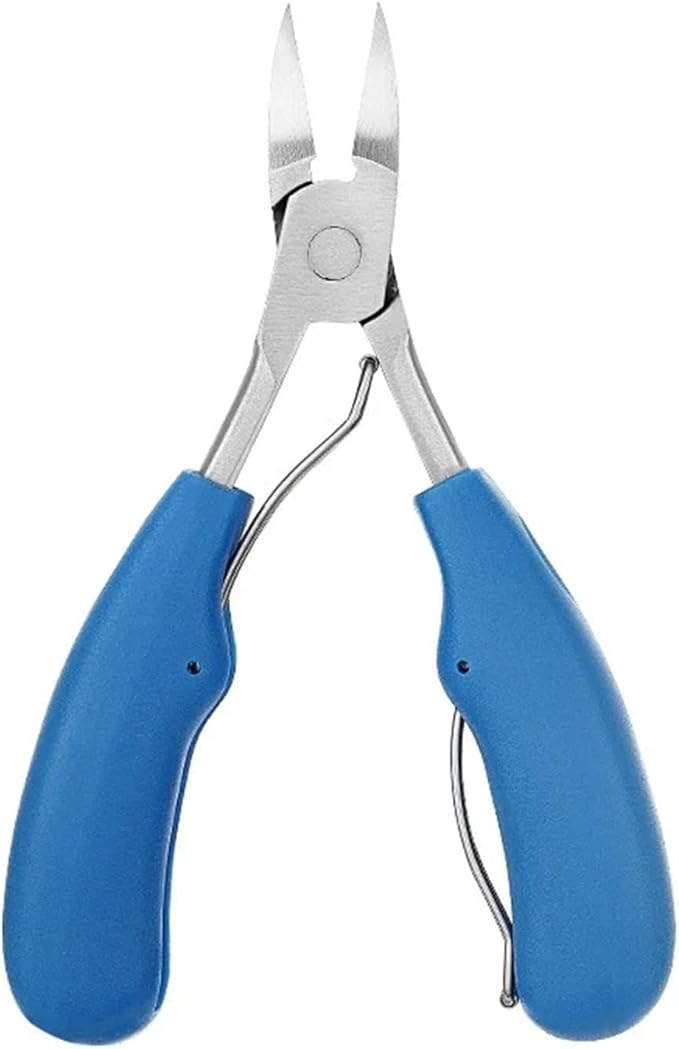 Nail Clipper for Ingrown Toenail Podiatry Correction Nippers Cuticle Cutters Cut Pedicure Manicure Hand Foot Dead Skin Care Tool(Blue)