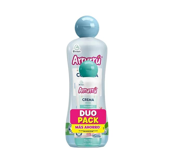 D?o Pack Arrurru Azul 400 ml (13.52 fl.oz) + Crema Orginal 220 ml (7.43 fl.oz)