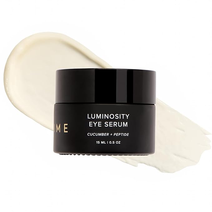 DIME Beauty Luminosity Eye Serum Eye Cream Treatment With Caffeine for Dark Circles and Puffiness 0.5 oz / 15 mL
